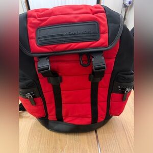 Michael Kors Men's Backpack in Red and Black